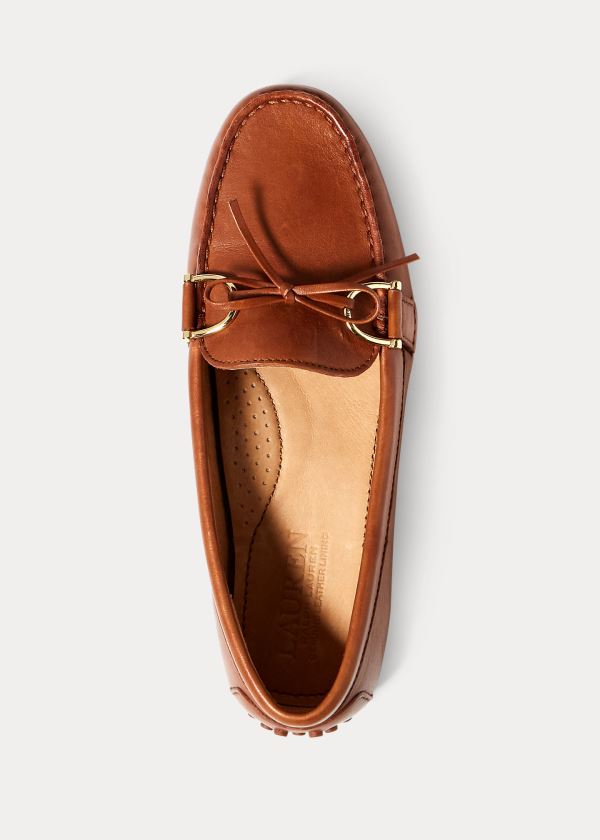 Ralph lauren briley sales leather loafer